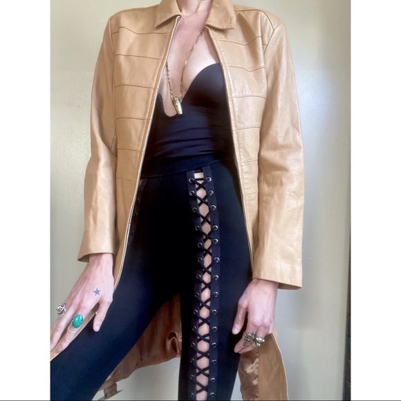 SOLD on ♏️ Wilson leather trench jacket - Picture 7 of 9